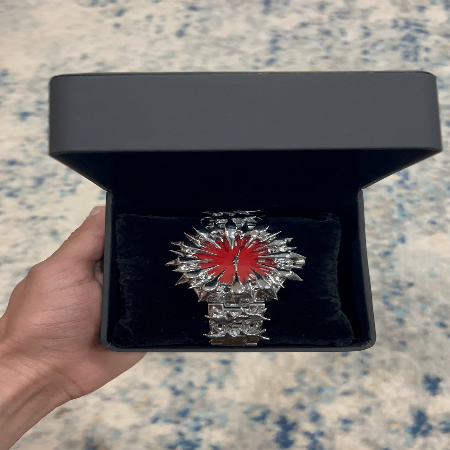 Ruby Thorn Premium Crystal Shards Watch