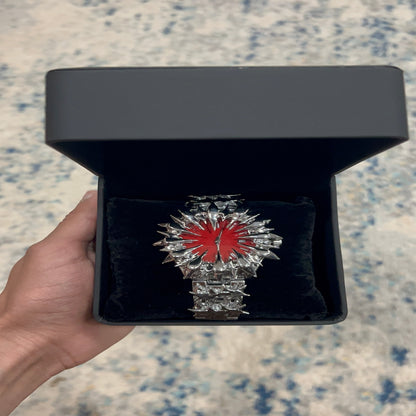 Ruby Thorn Premium Crystal Shards Watch