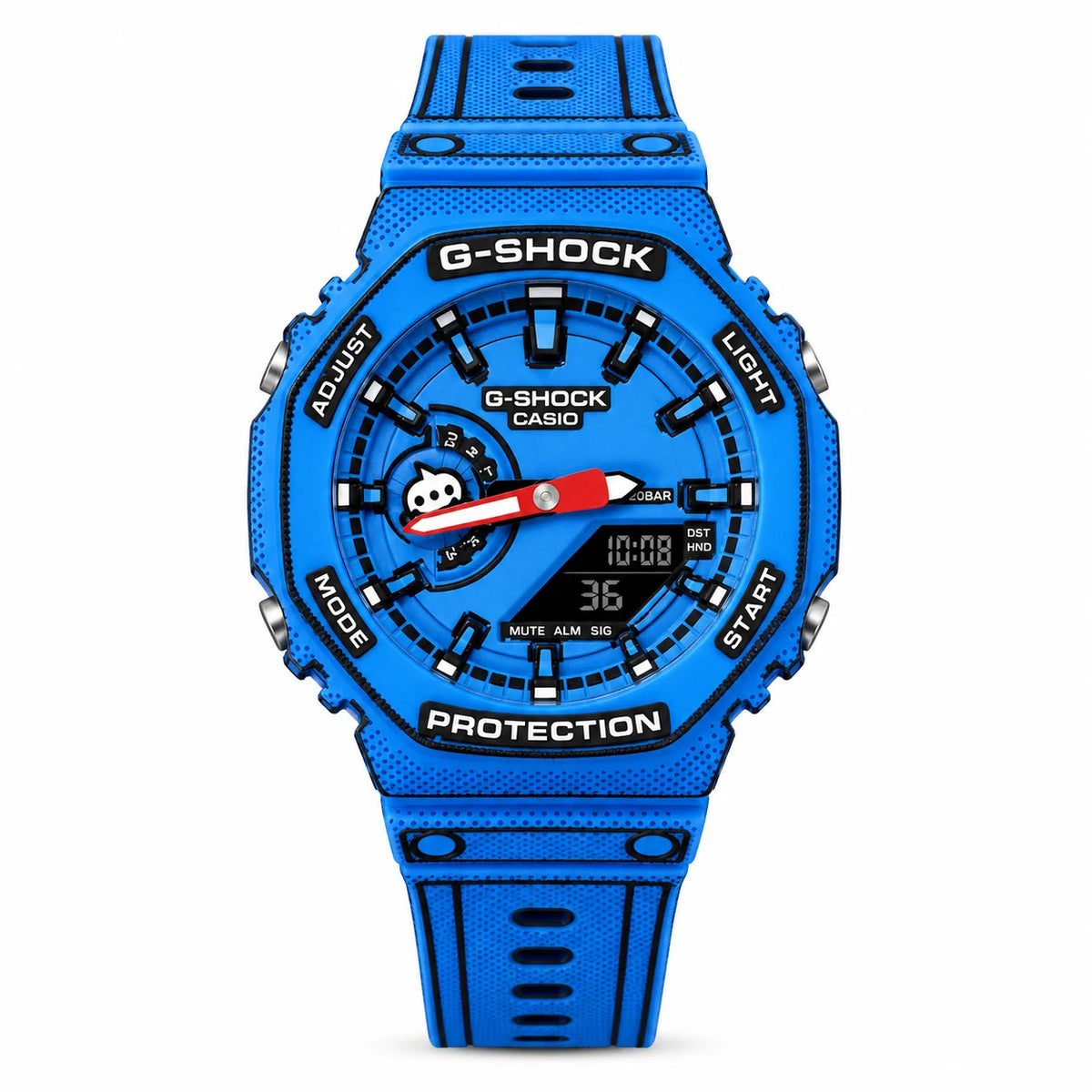 Animated Casio G-Shock GA-2100 - Blue