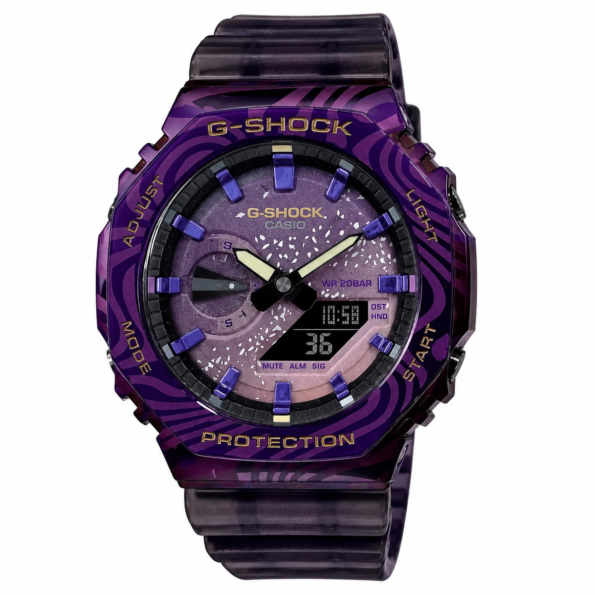 Casio G-Shock GA2100 - Purple Tiger