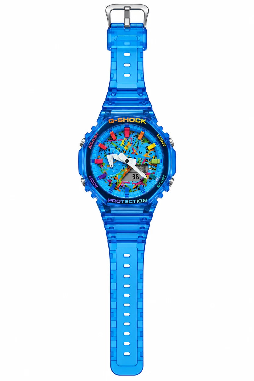 Casio G-Shock GA-2100 - Blue Paint