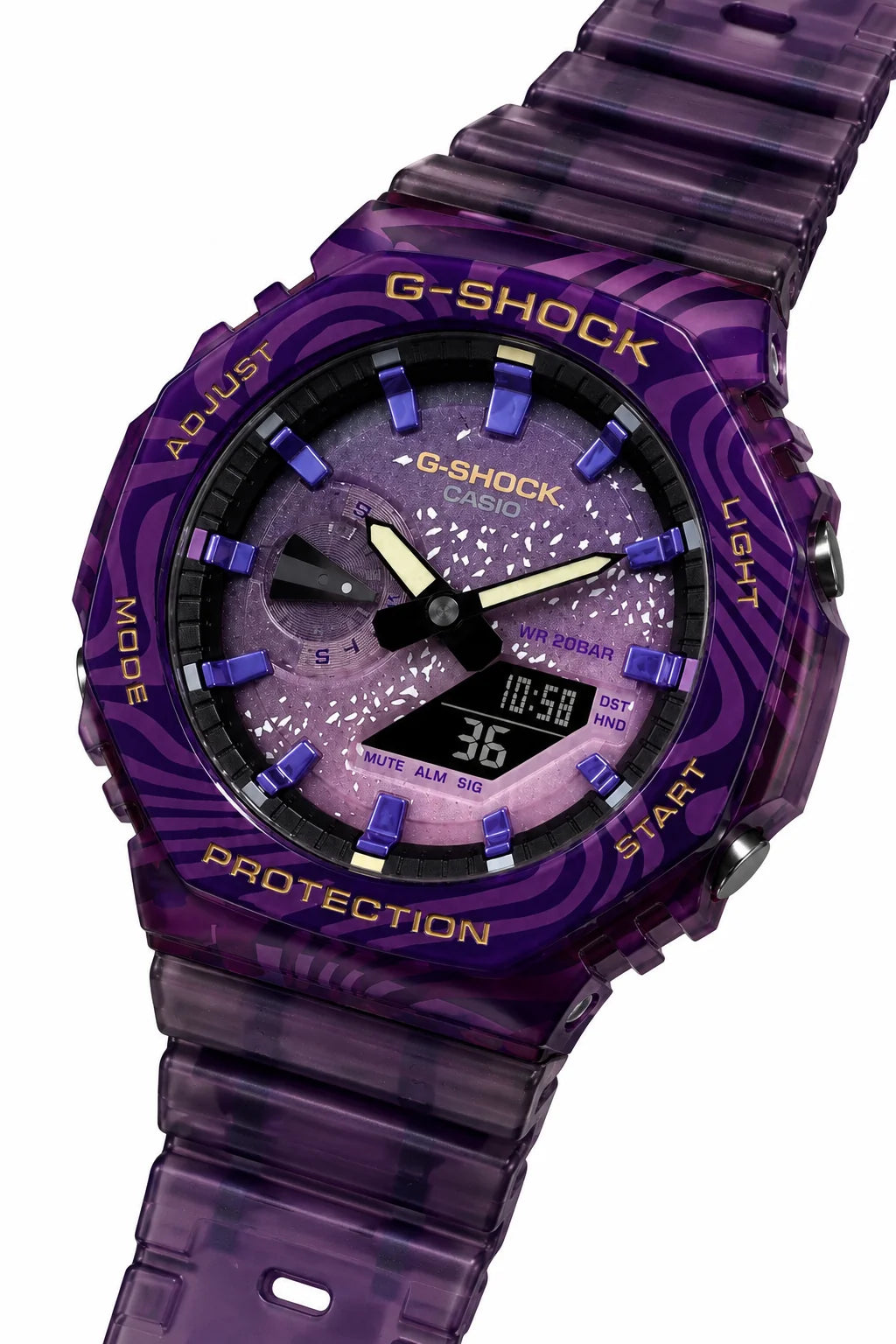 Casio G-Shock GA2100 - Purple Tiger