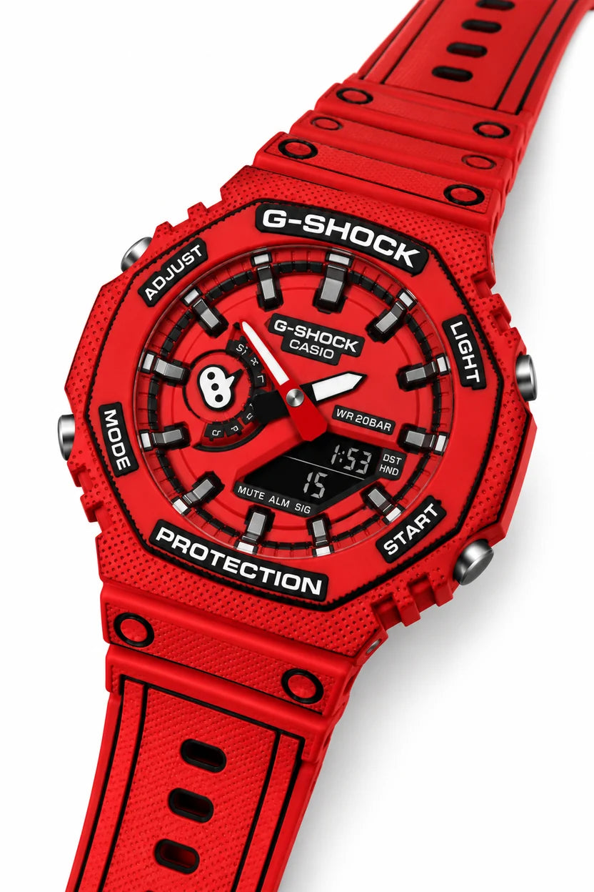 Animated Casio G-Shock GA-2100 - Red