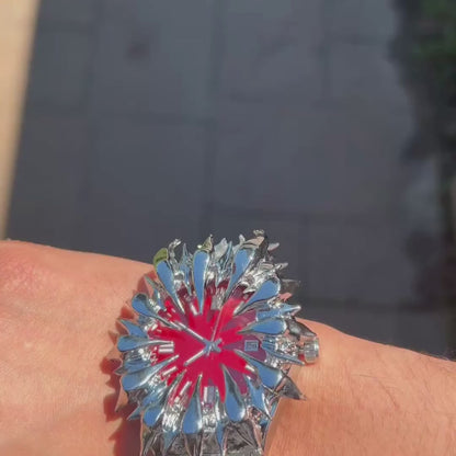 Ruby Thorn Premium Crystal Shards Watch